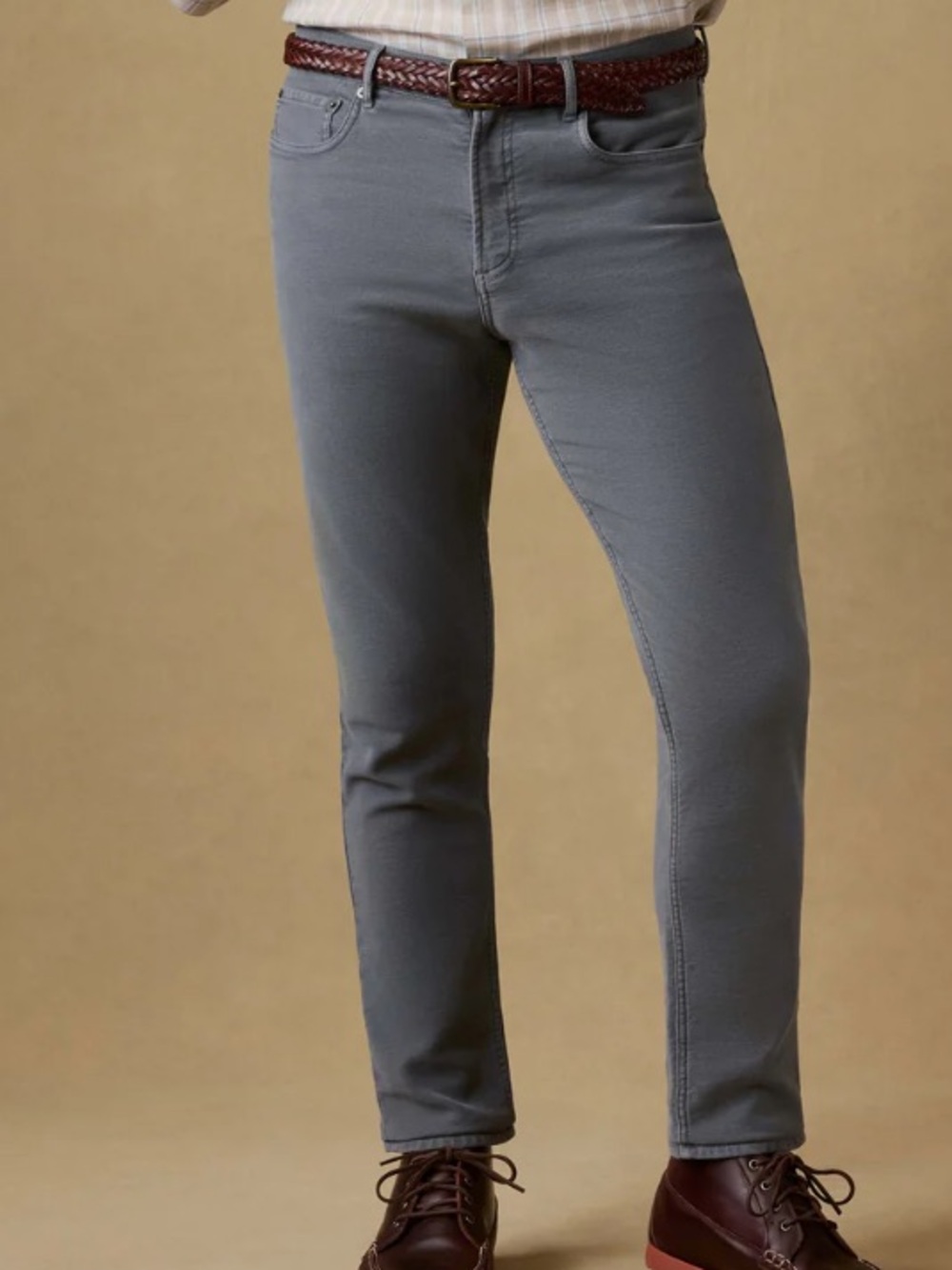 Faherty Stretch Terry 5-Pocket Pants in slate 34x30